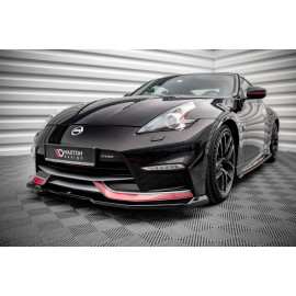 MAXTON Lame Du Pare-Chocs Avant V.1 Nissan 370Z Nismo Facelift MAXTON Lame Du Pare-Chocs Avant V.1 Nissan 370Z Nismo Facelift