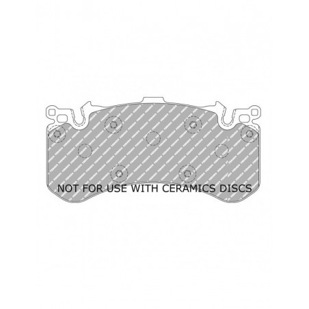 Plaquettes de Frein Ferodo DS2500 Avant Audi RS6 Après 2013 Brembo