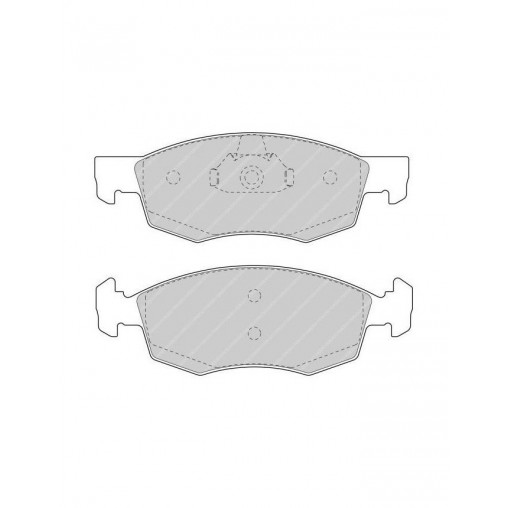 Plaquettes de Frein Ferodo DS2500 Avant Fiat Punto 2 1.8 HGT 16S 130 Plaquettes de Frein Ferodo DS2500 Avant Fiat Punto 2 1.8 HGT 16S 130