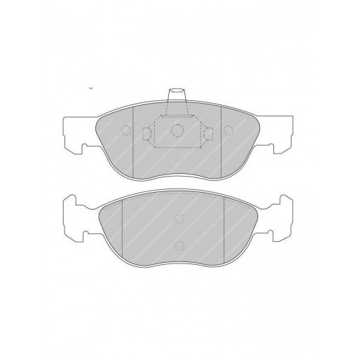 Plaquettes de Frein Ferodo DS2500 Avant Alfa Romeo / Fiat / Lancia