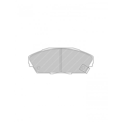 Plaquettes de Frein Ferodo DS2500 Avant Honda Civic 1.6 Vtec