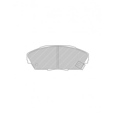 Plaquettes de Frein Ferodo DS2500 Avant Honda Civic 1.6 Vtec