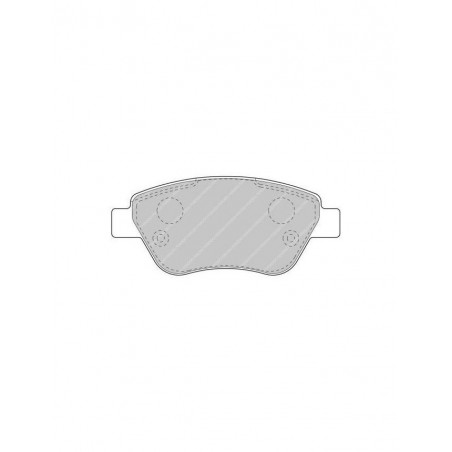 Plaquettes de Frein Ferodo DS2500 Avant Fiat 1.4 Abarth