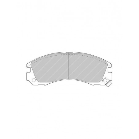 Plaquettes de Frein Ferodo DS3000 Avant Mitsubishi Evo 3 / 4
