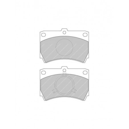 Plaquettes de Frein Ferodo DS2500 Avant Mazda 323 4 Roues Motrices