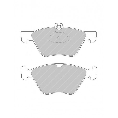 Plaquettes de Frein Ferodo DS2500 Avant Mercedes Benz CLK 320 Coupé Après Juillet 1997