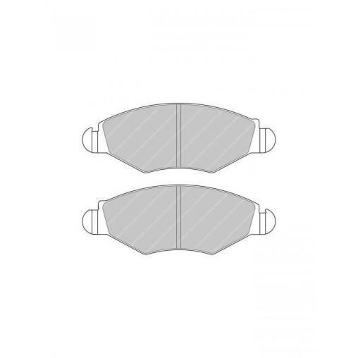 Plaquettes de Frein Ferodo DS3000 Avant Peugeot 206 1.6 / 2.0 S16 Plaquettes de Frein Ferodo DS3000 Avant Peugeot 206 1.6 / 2.0 S16