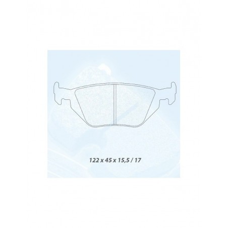 Plaquettes de Frein CL BRAKES RC5+ Arrière M3 E30 Carbone Lorraine