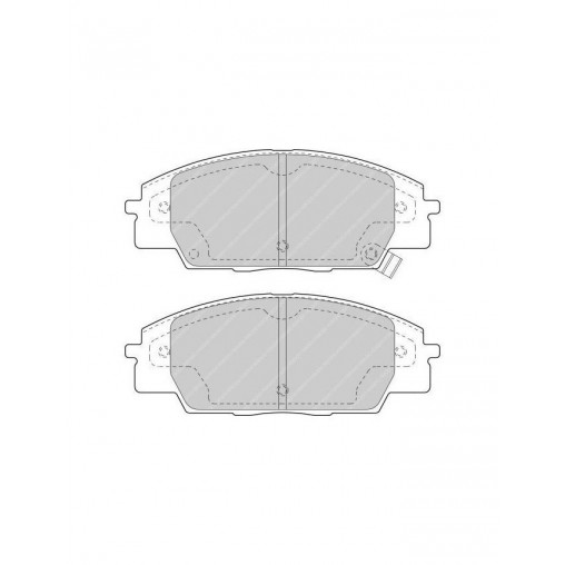 Plaquettes de Frein Ferodo DS3000 Avant Honda Civic Type R Plaquettes de Frein Ferodo DS3000 Avant Honda Civic Type R