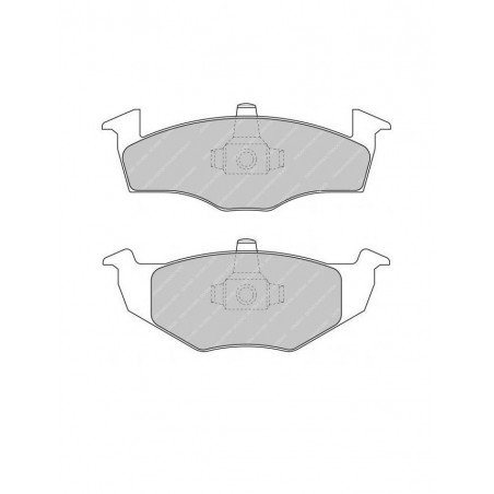 Plaquettes de Frein Ferodo DS2500 Avant Volkswagen Golf 3 1.8 (Lucas)