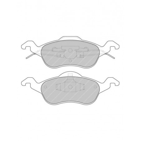 Plaquettes de Frein Ferodo DS2500 Avant Ford Focus 2.0 16V Après Août 1998