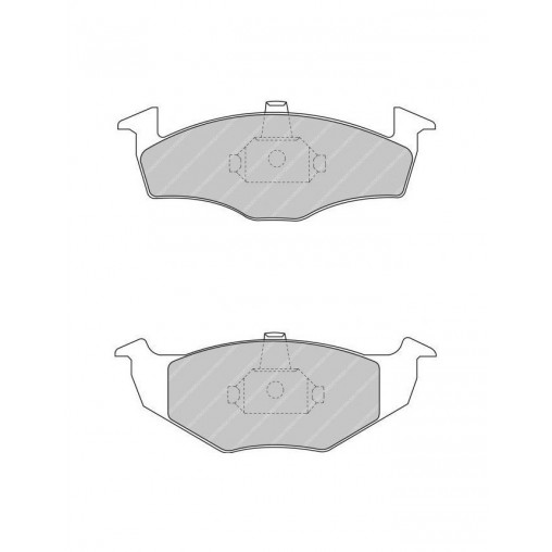 Plaquettes de Frein Ferodo DS2500 Avant Volkswagen Polo 4/5 Plaquettes de Frein Ferodo DS2500 Avant Volkswagen Polo 4/5