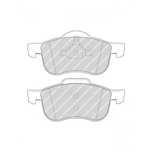Plaquettes de Frein Ferodo DS2500 Avant Volvo S60 / S80 / V70 Plaquettes de Frein Ferodo DS2500 Avant Volvo S60 / S80 / V70