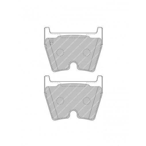 Plaquettes de Frein Ferodo DS2500 Avant Audi RS6 / Lamborghini Gallardo Plaquettes de Frein Ferodo DS2500 Avant Audi RS6 / Lamborghini Gallardo