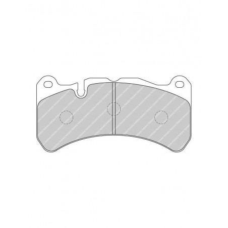Plaquettes de Frein Ferodo DS2500 Avant Subaru Impreza STI Brembo 6 Pistons