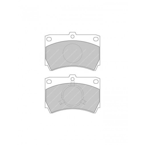 Plaquettes de Frein Ferodo DS3000 Avant Mazda 323 4 Roues Motrices Plaquettes de Frein Ferodo DS3000 Avant Mazda 323 4 Roues Motrices