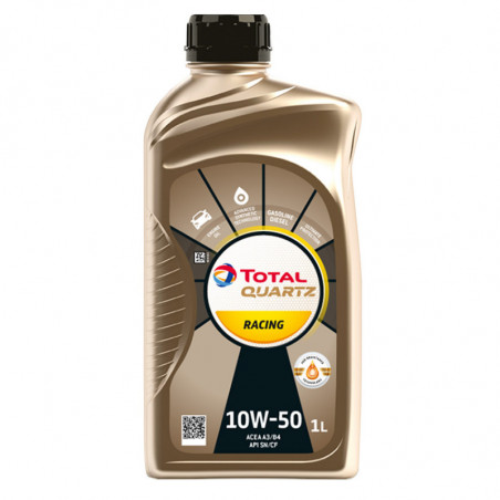 Huile Total Quartz Racing 10W50 - 1 litre