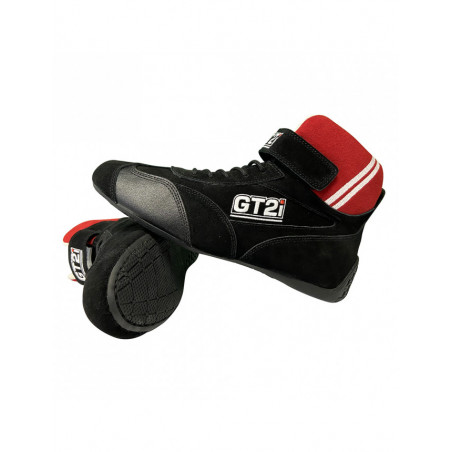 Bottines GT2i Race FIA noir/rouge