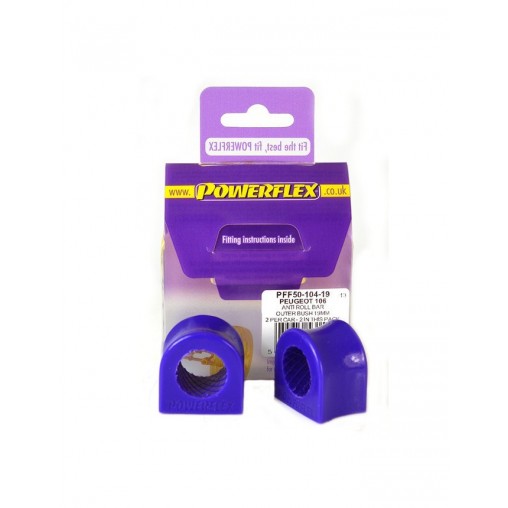 Silent-Bloc Powerflex Extérieur Barre Anti-Roulis 19mm Citroen AX Mk1 & 2 (1986-1998) Silent-Bloc Powerflex Extérieur Barre Anti-Roulis 19mm Citroen AX Mk1 & 2 (1986-1998)