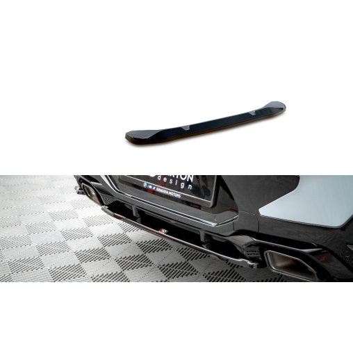 MAXTON Central Arriere Splitter BMW X4 M-Pack G02 Facelift MAXTON Central Arriere Splitter BMW X4 M-Pack G02 Facelift