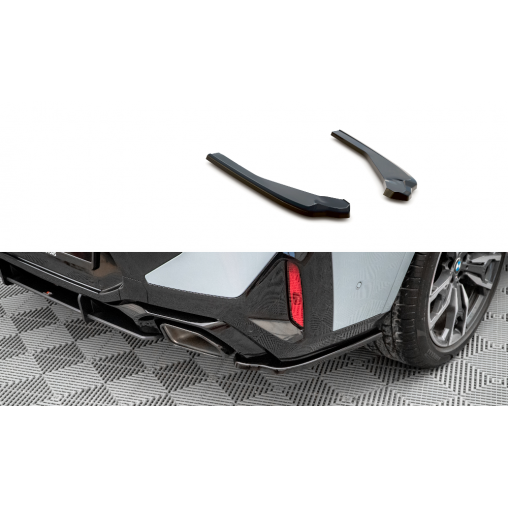 MAXTON Lames De Pare-Chocs Arrière Latérales BMW X4 M-Pack G02 Facelift MAXTON Lames De Pare-Chocs Arrière Latérales BMW X4 M-Pack G02 Facelift