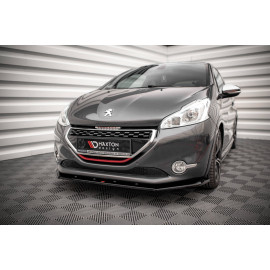 MAXTON Lame Du Pare-Chocs Avant V.1 Peugeot 208 GTi Mk1 MAXTON Lame Du Pare-Chocs Avant V.1 Peugeot 208 GTi Mk1