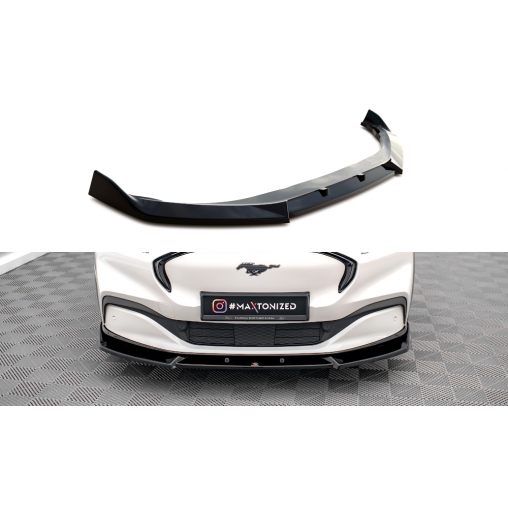 MAXTON Lame Du Pare-Chocs Avant V.1 Ford Mustang Mach-E Mk1 MAXTON Lame Du Pare-Chocs Avant V.1 Ford Mustang Mach-E Mk1