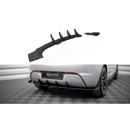 MAXTON Street Pro Diffuseur Arrière Complet + Flaps Opel Astra GTC OPC-Line J