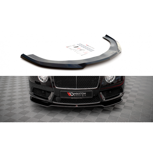 MAXTON Lame Du Pare-Chocs Avant V.1 Bentley Continental GT V8 S Mk2 MAXTON Lame Du Pare-Chocs Avant V.1 Bentley Continental GT V8 S Mk2