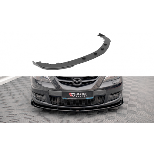 MAXTON Street Pro Lame Du Pare-Chocs Avant V.1 + Flaps Mazda 3 MPS Mk1