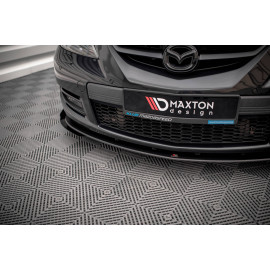 MAXTON Street Pro Lame Du Pare-Chocs Avant V.1 + Flaps Mazda 3 MPS Mk1