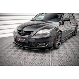 MAXTON Street Pro Lame Du Pare-Chocs Avant V.1 + Flaps Mazda 3 MPS Mk1