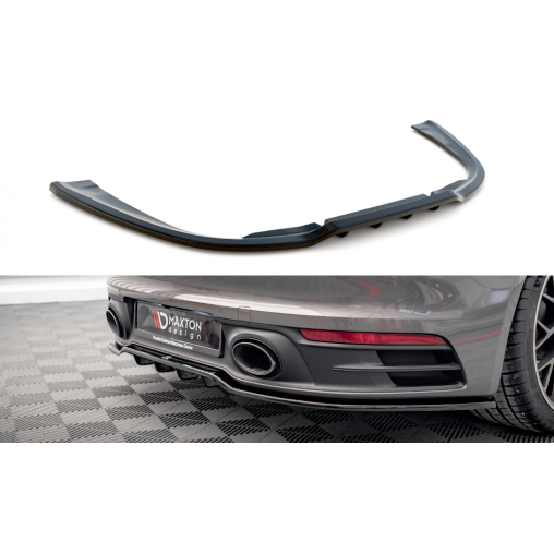 MAXTON Central Arriere Splitter (avec une barre verticale) Porsche 911 Carrera 4S 992 MAXTON Central Arriere Splitter (avec une barre verticale) Porsche 911 Carrera 4S 992