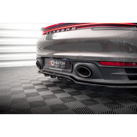 MAXTON Central Arriere Splitter (avec une barre verticale) Porsche 911 Carrera 4S 992 MAXTON Central Arriere Splitter (avec une barre verticale) Porsche 911 Carrera 4S 992