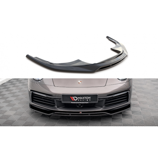 MAXTON Lame Du Pare-Chocs Avant Porsche 911 Carrera 4S 992 MAXTON Lame Du Pare-Chocs Avant Porsche 911 Carrera 4S 992