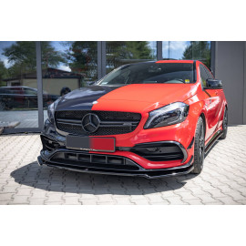 MAXTON Lame Du Pare-Chocs Avant V.2 Mercedes-Benz A45 Aero W176 Facelift MAXTON Lame Du Pare-Chocs Avant V.2 Mercedes-Benz A45 Aero W176 Facelift