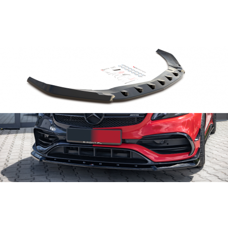 MAXTON Lame Du Pare-Chocs Avant V.1 Mercedes-Benz A45 Aero W176 Facelift