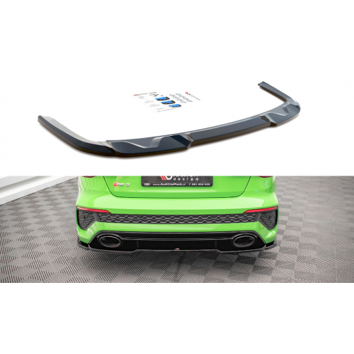 MAXTON Central Arriere Splitter Audi RS3 Sedan 8Y MAXTON Central Arriere Splitter Audi RS3 Sedan 8Y