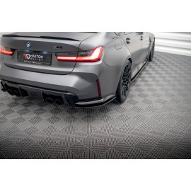 MAXTON Lames De Pare-Chocs Arrière Latérales V.1 BMW M3 G80 MAXTON Lames De Pare-Chocs Arrière Latérales V.1 BMW M3 G80