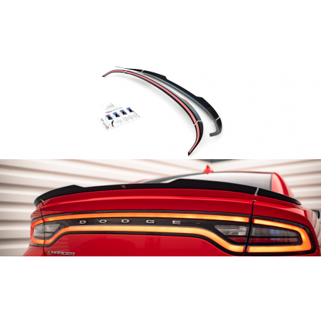 MAXTON Jeux de Cap Spoilers Dodge Charger RT Mk7 Facelift
