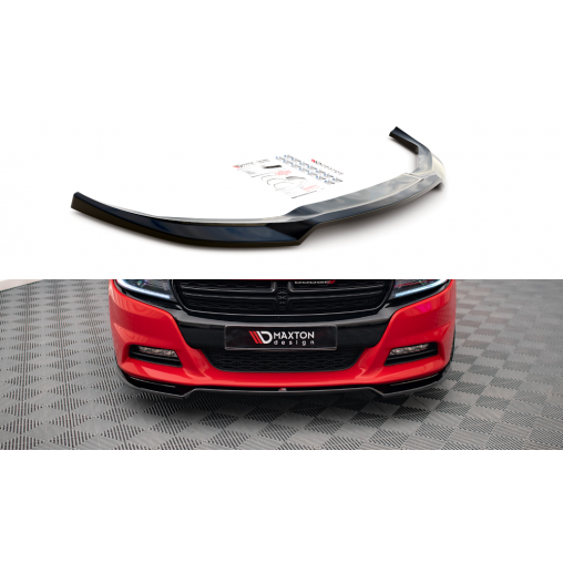 MAXTON Lame Du Pare-Chocs Avant V.2 Dodge Charger RT Mk7 Facelift MAXTON Lame Du Pare-Chocs Avant V.2 Dodge Charger RT Mk7 Facelift