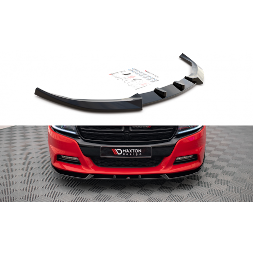 MAXTON Lame Du Pare-Chocs Avant V.1 Dodge Charger RT Mk7 Facelift MAXTON Lame Du Pare-Chocs Avant V.1 Dodge Charger RT Mk7 Facelift