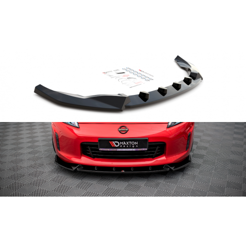 MAXTON Lame Du Pare-Chocs Avant V.3 Nissan 370Z Facelift MAXTON Lame Du Pare-Chocs Avant V.3 Nissan 370Z Facelift