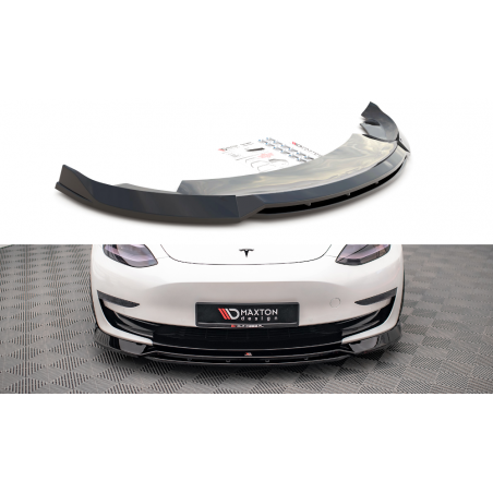 MAXTON Lame Du Pare-Chocs Avant V.3 Tesla Model 3