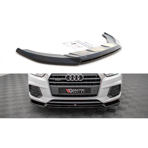 MAXTON Lame Du Pare-Chocs Avant V.2 Audi Q3 8U Facelift MAXTON Lame Du Pare-Chocs Avant V.2 Audi Q3 8U Facelift