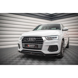 MAXTON Lame Du Pare-Chocs Avant V.2 Audi Q3 8U Facelift MAXTON Lame Du Pare-Chocs Avant V.2 Audi Q3 8U Facelift