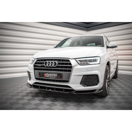 MAXTON Lame Du Pare-Chocs Avant V.1 Audi Q3 8U Facelift MAXTON Lame Du Pare-Chocs Avant V.1 Audi Q3 8U Facelift