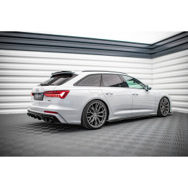 MAXTON Rajout Du Pare-Chocs Arriere + Faux Pot D'échappement Audi S6 / A6 S-Line C8