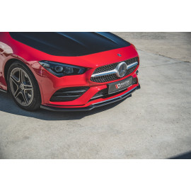 MAXTON Lame Du Pare-Chocs Avant V.1 Mercedes-Benz CLA A35 AMG / AMG-Line C118 MAXTON Lame Du Pare-Chocs Avant V.1 Mercedes-Benz CLA A35 AMG / AMG-Line C118