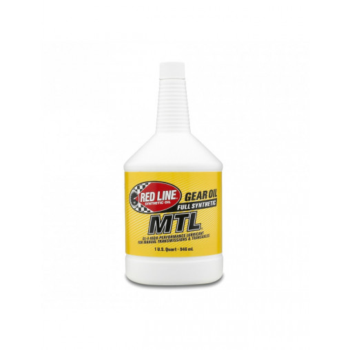 Huile boîte de vitesse RED LINE MTL 0.95L 75W80 GL-4 Huile boîte de vitesse RED LINE MTL 0.95L 75W80 GL-4